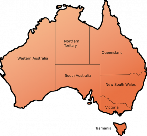 Map of Australia